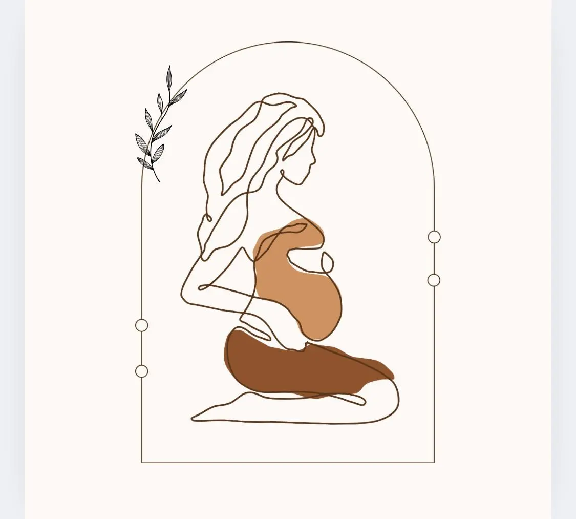 représentation dessin d'une femme enceinte