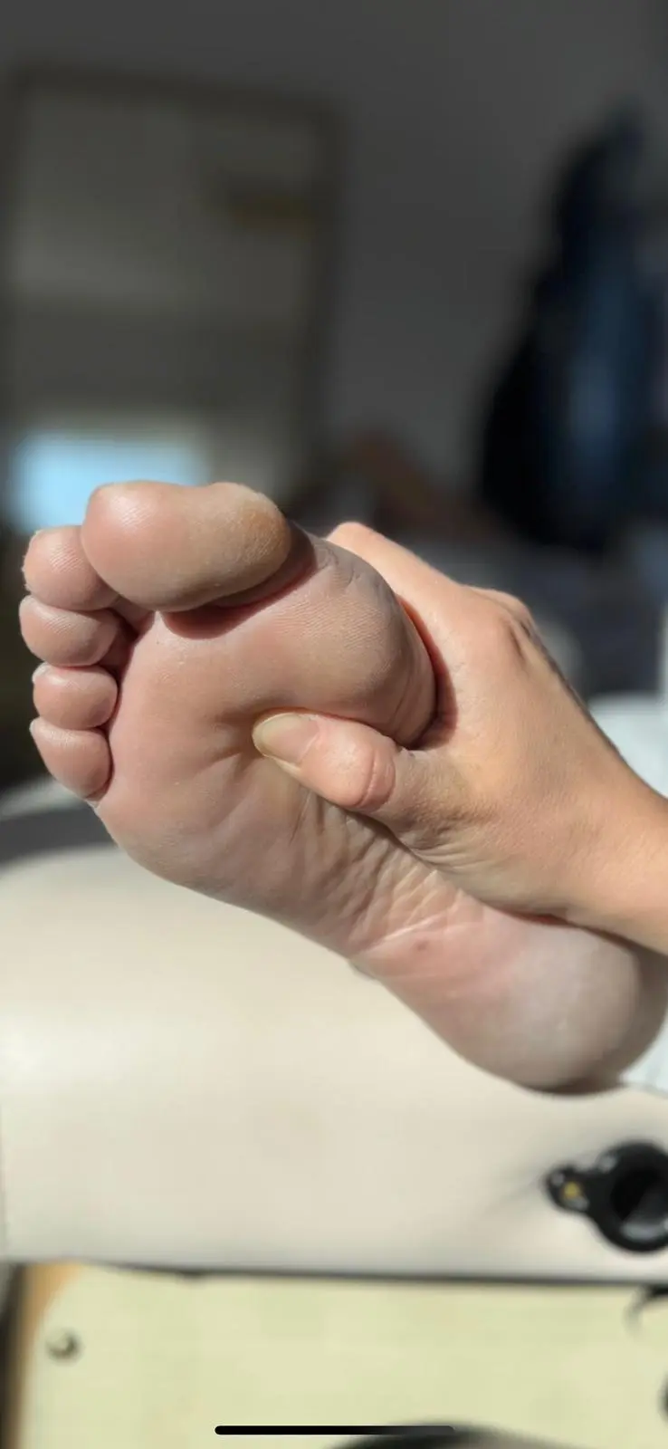 massage de type rééflexion plantaire réalisé dans le gard